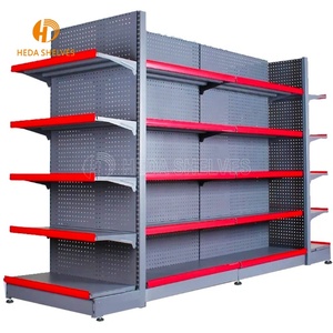 Loại Mới Chất Lượng Tốt Heavy Duty Siêu Thị Kệ Gondola Siêu Thị Tường Kệ Cửa Hàng Đồ Nội Thất - Product Image 6