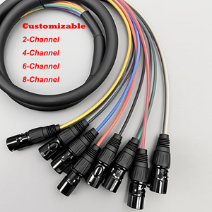 <span class=keywords><strong>Cable</strong></span> de Señal de Audio XLR de 4 Canales y 3 Pines, 1M OFC, 4 Machos a 4 Hembras, Cubierta de PVC, Doble Blindaje para Micrófono, Transmisión y Grabación - Product Image 6