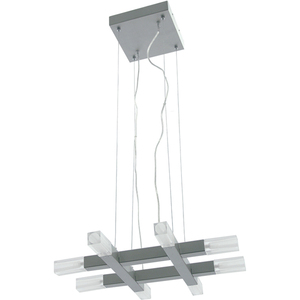 DORA 8xG4 Lámpara de techo LED 12V Cubierta de acrílico de níquel para el hogar Oficina Cocina 6000K Color Certificado SAA IP65 Acero inoxidable AC - Product Image 1