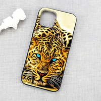 Étui de téléphone portable souple imprimé lion, panthère, tigre de luxe pour iPhone 12 Pro Max 8 Plus, finition mate antichoc lisse 18 AIR
