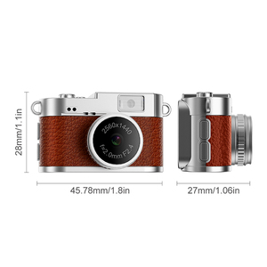 Bán Buôn Tùy Chỉnh Mini Máy Ảnh Keychain Retro Được Xây Dựng Trong LED Ánh Sáng Cho Du Lịch Vlog Nhiếp Ảnh Quà Tặng Giáng Sinh - Product Image 6