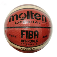 Ballon de basket en cuir Molten à prix de gros, logo personnalisé, ballon de basket d'intérieur GG6X GG7X GG5X
