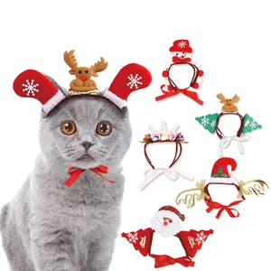 Grosir tiara anjing-Grosir Pakaian Natal Anjing dan Kucing Lebih dari Tiara Natal Ban Natal
