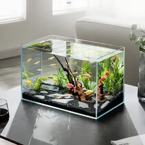 Aquário Retangular Super Branco de 20 Galões, Tanque de Vidro Ecológico - Product Image 6