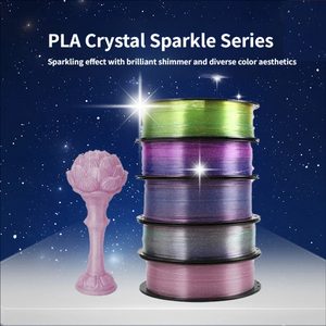 Filament PLA transparent 1,75 mm 1 kg, cristallin, haute précision, sans bulles, consommables d'impression 3D - Product Image 6
