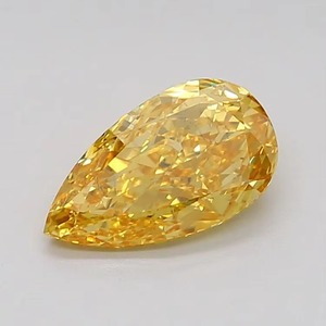 Bijoux en diamant de laboratoire de qualité supérieure, certifiés IGI, taille poire, couleur vive fantaisie, pour bagues, colliers, boucles d'oreilles, au meilleur prix du marché - Product Image 1