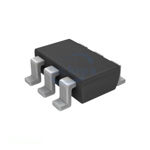 Authorized Distributor FDC6036P 6-SSOT Flat-lead, SuperSOT-6 FLMP Transistors Buy Electronics Components Online - Product Image 1