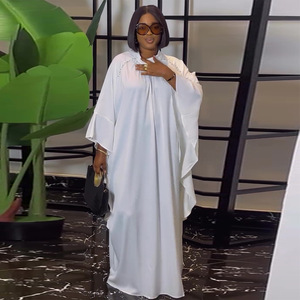 <span class=keywords><strong>Abito</strong></span> <span class=keywords><strong>Lungo</strong></span> Bianco Primavera 2026 <span class=keywords><strong>con</strong></span> <span class=keywords><strong>Maniche</strong></span> <span class=keywords><strong>a</strong></span> <span class=keywords><strong>Pipistrello</strong></span> e Perline, Stile Europeo-Americano, Taglie Forti, Casual - Product Image 6