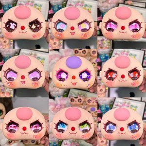 Trois visages de poupée pour bébé, remplacement de visage pour poupées, plaques de visage avec des yeux surprenants, sable mouvant, yeux 3D pour 100%, 200%, 400% - Product Image 4