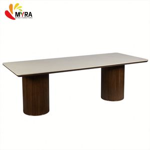 Bộ bàn ăn sang trọng, bàn ăn trong nhà, bàn ăn gỗ, bàn ăn nhà hàng khách sạn - Product Image 1