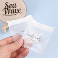 Sac à fermeture éclair en PVC de haute qualité avec logo personnalisé, sac d'emballage en plastique, sac à fermeture éclair transparent