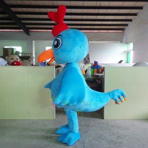 Disfraz de <span class=keywords><strong>Mascota</strong></span> Personalizado de Pájaro Azul para Adultos, Traje de <span class=keywords><strong>Paloma</strong></span> de Dibujos Animados con Cabeza de Espuma EVA y Cuerpo de Peluche, para Fiestas de Halloween, Eventos Escolares y Promoción de Marca - Product Image 4