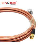 Prise mâle de Type N d'approvisionnement d'usine vers prise mâle SMA avec assemblage de câble d'antenne d'extension coaxial RF RG-400 RG400