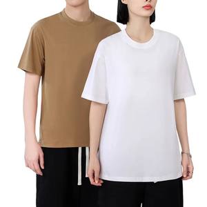 100% Cotton Unisex Blank Oversized <b>White</b> & Black <b>T</b>‑Shirts, Wholesale Custom Print for Sublimation Branding - Product Image 3