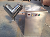 Mélangeur en V à grande vitesse et petite échelle 5L VH-5, machine de mélange de détergent conique de type V pour poudre sèche