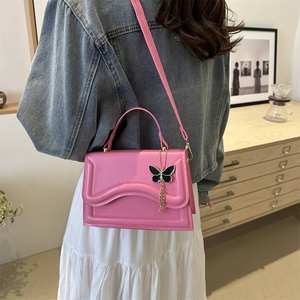 Sac bandoulière rétro à chaîne métallique pour femme, nouveau modèle tendance, personnalisable, sacoche à main en forme de selle - Product Image 4