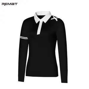 Camisa polo esportiva para mulheres, camiseta feminina de secagem rápida multicolorida com design de logotipo, para trabalho, golfe, polo