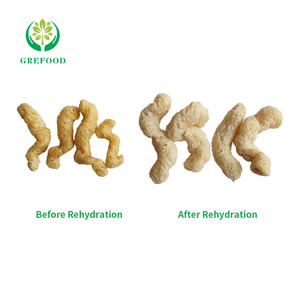 Best seller TVP carne vegana a basso contenuto di grassi Snack piccante HALAL proteine di <span class=keywords><strong>soia</strong></span> cibo vegetariano con texture MUI proteine vegetali - Product Image 3