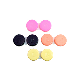 Estuches Pequeños para Lentes de Contacto de Cuero PU y Metal Inoxidable, Producidos por el Diseñador de Fábrica, Estuche para Lentes de Contacto - Product Image 6
