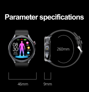 ET472 2026 Fashion Sport Smart Watches for Men Women ECG Waterproof IP68 Display Silica Gel Band Magnetic SDK Included Unisex De - Product Image 3