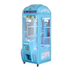 Baby Bear Distributeur automatique à pièces Vente d'usine Grue Griffe Jouet 1 an <span class=keywords><strong>Construction</strong></span> en métal Cabine téléphonique Apparence - Product Image 2