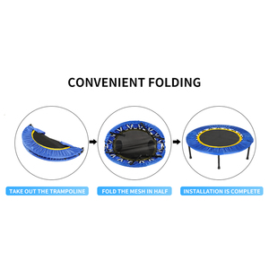 <span class=keywords><strong>Trampoline</strong></span> pliable <span class=keywords><strong>mini</strong></span> rebondisseur 32/36/40 pouces, idéal pour la remise en forme à domicile – Vente chaude - Product Image 4