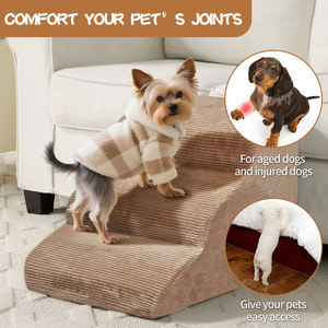 Pet <strong>Ramps</strong> 3 Steps Stairs <strong>Cat</strong> Dog Ladder Anti-slip Removable Stairs for Dogs Pet Accessories Toy Dog Bed Stairs - Product Image 3