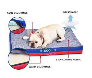 Cama desmontable para mascotas 2 en 1 con calefacción y refrigeración, alfombrilla para perro, gran oferta, 50% de descuento - Product Image 3