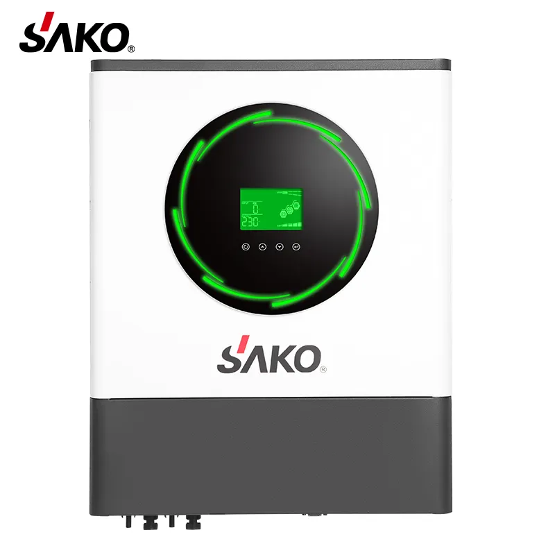Sako Sunon IV 8Kw 48V 5000W 3Kw 6Kw Mppt Home Dual Ac Output Off Grid Generator Dc a Ac Hybrid Solar Panel Inverter