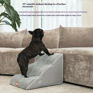 <span class=keywords><strong>Escalier</strong></span> transfrontalier <span class=keywords><strong>pour</strong></span> animaux de compagnie, <span class=keywords><strong>pour</strong></span> chiens seniors, montée/descendante, détachable, lavable, multi-étages, <span class=keywords><strong>pour</strong></span> petits chiens, lit <span class=keywords><strong>pour</strong></span> <span class=keywords><strong>chien</strong></span> assemblé - Product Image 2