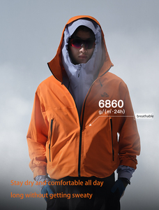 PELLIOT Giacca da <span class=keywords><strong>Uomo</strong></span> con Cappuccio, Casual, Elastica, Invernale, Antivento, <span class=keywords><strong>Impermeabile</strong></span>, per Escursionismo - Product Image 5