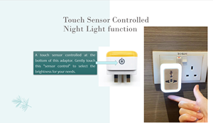 Adaptateur de voyage universel Dongyi Travel Essentials 3 voies, prise multi-prises, adaptateur de voyage 2A3C, 45 watts - Product Image 5