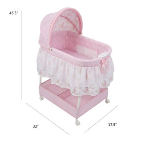 Cuna Mecedora para Bebé de 0 a 3 Meses, Diseño Nuevo, Cuna Mecedora Manual - Product Image 1