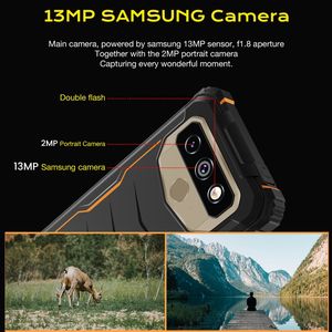 Nuevo Teléfono Móvil Resistente HOTWAV T5 Pro, Celular con 4GB+32GB, Batería de 7500mAh, Pantalla de 6.0 Pulgadas, Smartphone Android 12 - Product Image 4