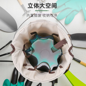 GJ-0016 Large Capacity <b>Gardening</b> Tool <b>Bag</b> With 10-14 Pockets Waterproof Oxford Cloth Top Handle 200 Lb Capacity - Product Image 1