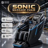 Fauteuil de massage à ondes sonores 3D prêt à être expédié, avec rail SL, inclinable pour tout le corps, L39Pro-YB, masseur robotique direct usine, livraison mondiale
