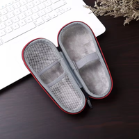 Vente en gros d'étui rigide personnalisé étui pour rasoir rechargeable pochette de rangement Eva étui de rangement pour rasoir avec fermeture éclair