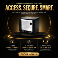 Lecteur OCR de cartes d'identité de bureau YUANAIDC pour l'ouverture de comptes bancaires et la conformité KYC Fintech USB Type-C A4 avec SDK