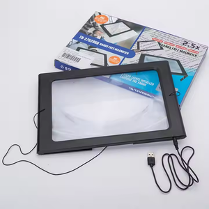 Foldable Desktop 3X Large Full <strong>Page</strong> Magnifying Glass Hands Free A4 Rectangular <strong>Reading</strong> <strong>Magnifier</strong> with LED <strong>Lights</strong> - Product Image 6