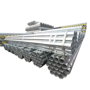 Chinese supplier BS1387-1985 Standard Hot DIP Galvanized Welded Iron stainless steel pipe price HDGI GI Znic Coated Carbon Tube