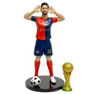 Figurines <span class=keywords><strong>de</strong></span> poupées <span class=keywords><strong>de</strong></span> stars du football <span class=keywords><strong>de</strong></span> la Coupe du monde Ronaldo, Messi, Mbappé et Neymar pour la décoration <span class=keywords><strong>de</strong></span> la maison - Product Image 1