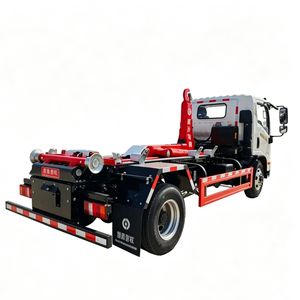 รถบรรทุกเก็บขยะแบบตะขอเกี่ยว Dongfeng 15 เมตร รถขนส่งขยะแบบตะขอเกี่ยว ยกด้วยระบบตะขอเกี่ยว ขับเคลื่อน 4x2 เครื่องยนต์แบบธรรมดา ปั๊มมือ - Product Image 1