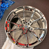 Jantes forgées concaves monobloc 18 19 20 pouces 5x127 5x112 pour voitures de sport, jantes concaves chromées pour Range Rover, Lexus, Dodge