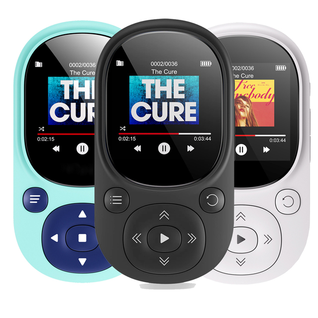 Portable Clip-On MP3 Music Player with FM Radio, Voice Recorder, Simple Use for Seniors, Sports, Factory OEM/ODM