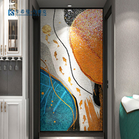 Décoration de taille personnalisée, Jade de glace, Art en céramique, fait à la main, Kit de mosaïque d'image, projet de mosaïque murale