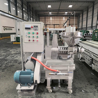 Presse à huile de graines automatique en acier inoxydable 6YL-70 Benteng, 80 kg/h, pressage à froid et à chaud, 380 V, 1350x1150x1400 mm, huile de palme
