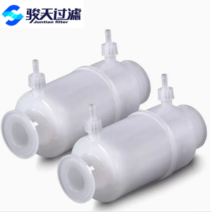 Fabrika doğrudan satış 0.22 Um hidrofobik PTFE 5 "kapsül filtre ile 3/8" at Barb bağlantısı için hava filtreleme - Product Image 1