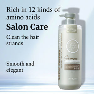 Crème volumisante à 12 acides aminés en marque propre, contrôle du sébum, équilibrage du cuir chevelu, formule à <span class=keywords><strong>pH</strong></span> équilibré, shampooing réparateur 2 en 1 - Product Image 4
