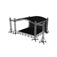 Estructura de Aluminio para Exhibición, Iluminación Portátil para Eventos, Luces LED para Escenario, Sistema de Techo de Aluminio con Torre Elevadora y Toldo