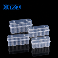 Boîte d'emballage pour peptides, 10 pièces, flacons en plastique transparent vides de 20 ml, 10 ml, 7 ml, 5 ml avec couvercle à clip et séparateurs